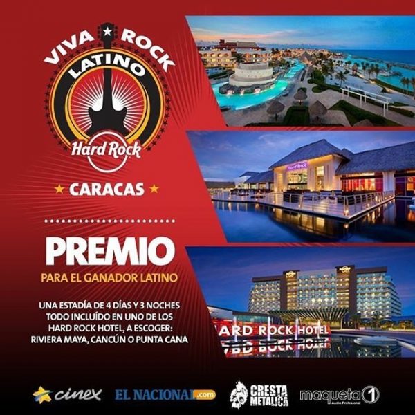 VIVA ROCK LATINO - Hard Rock Cafe Caracas - Venezuela
