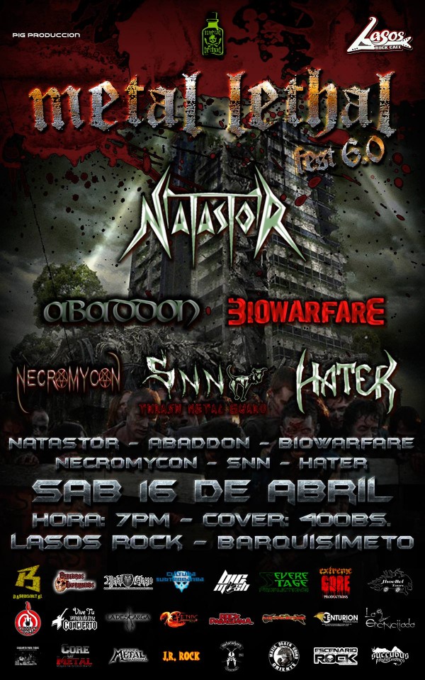 Flyer oficial Metal Lethal Fest 6.0