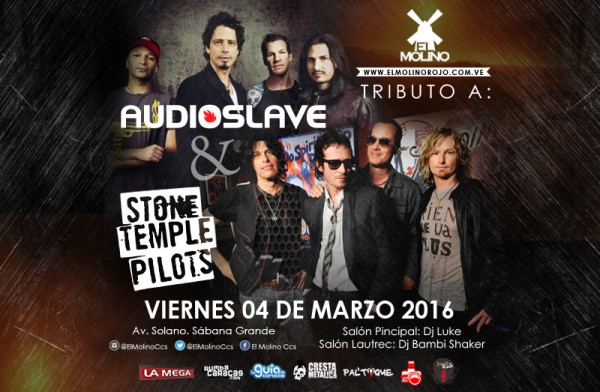 Tributo a Audioslave & STP - viernes 04 marzo 2016