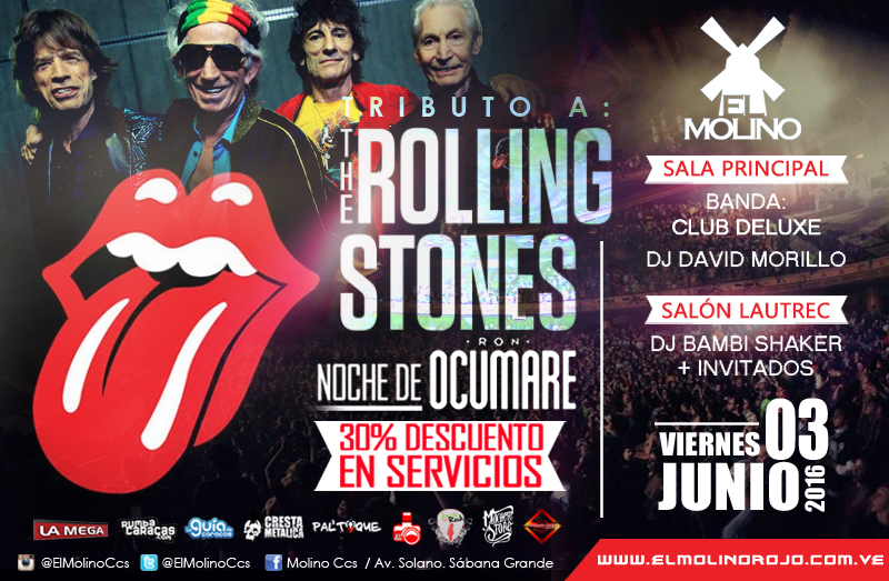 Tributo a The Rolling Stones - viernes 03 junio 2016