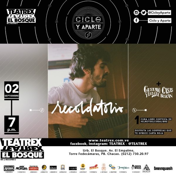 Ciclo y Aparte - Recordatorio + Gustavo Casas