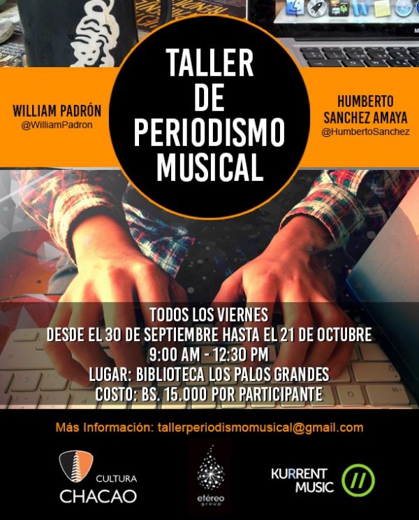 Taller de Periodismo Musical / Biblioteca Los Palos Grandes